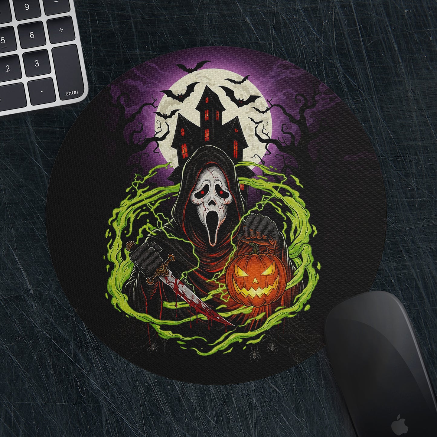 Mousepad Redondo "Ghostface"