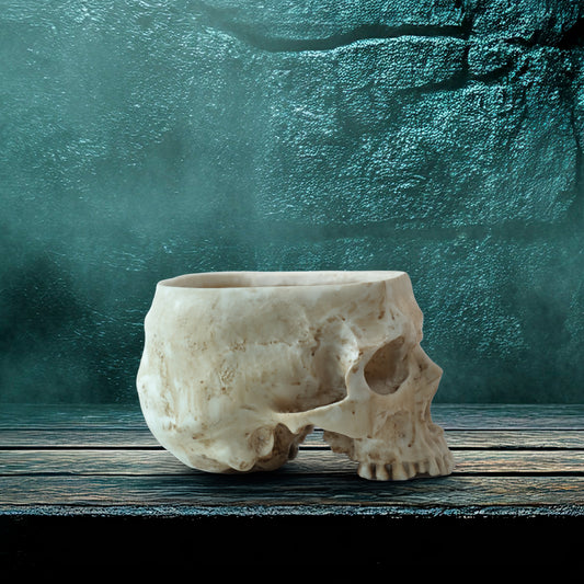 Jarrón de Calavera Gótica