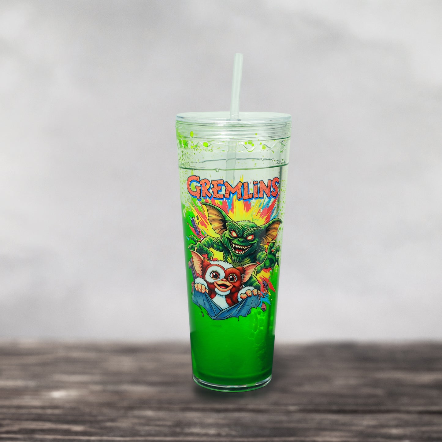 Vaso Lava Gremlins | Efecto Lava - Verde (24 oz)