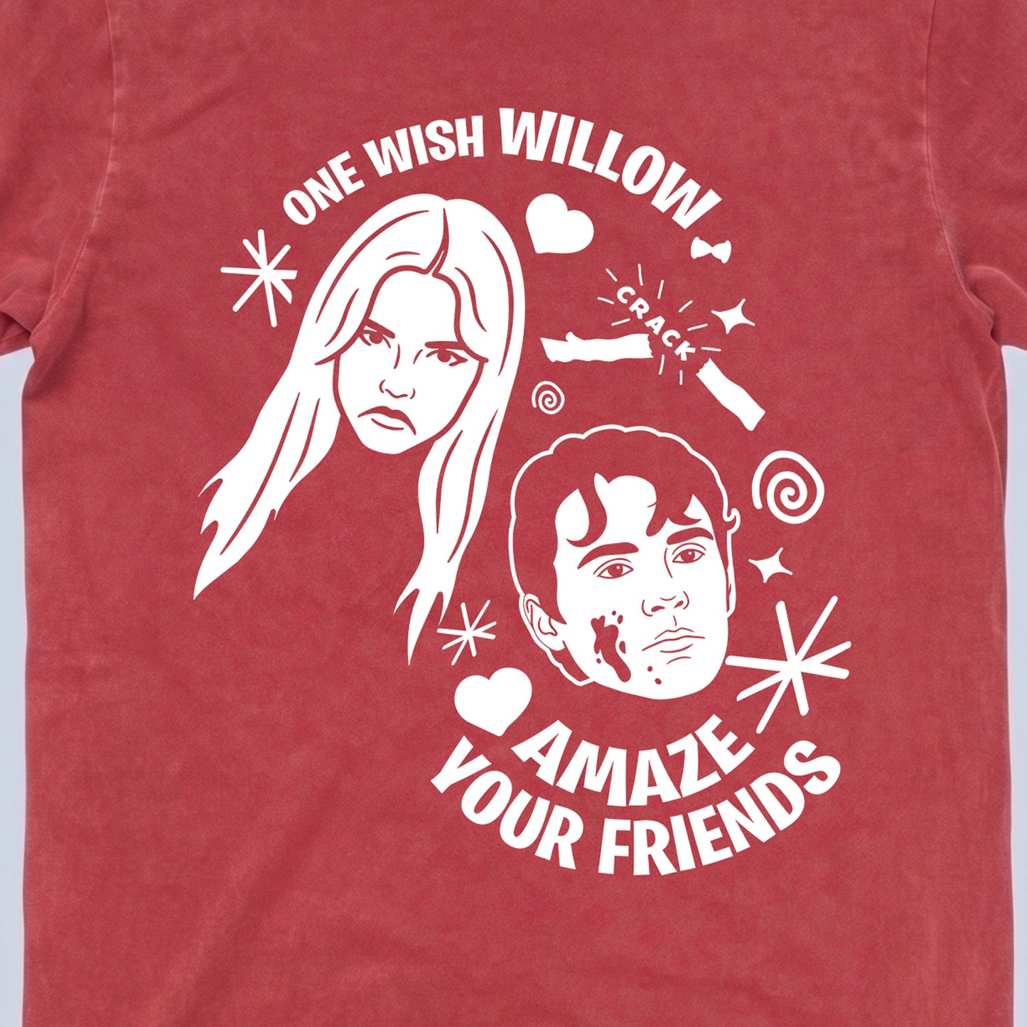Camiseta One Wish | Rojo