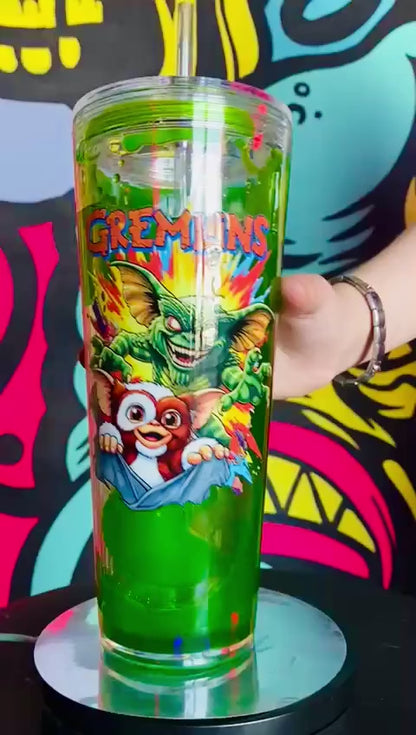 Vaso Lava Gremlins | Efecto Lava - Verde (24 oz)